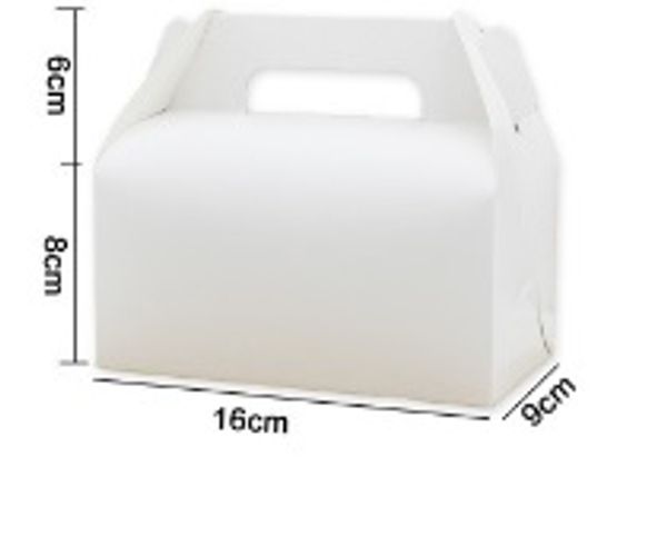 

10 Pcs 16*9*8cm Kraft Paper Box With Handle Wedding Gift Box Muffin Packaging Party Birthday Dessert Baking Package Cookies Cupcake Box