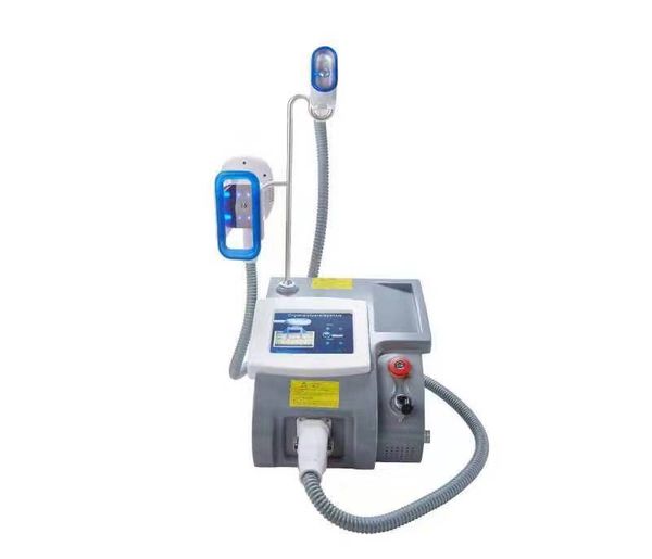 

2019 portable cryolipolysis fat reduce ingtwo cryo handles body and double e weight loss sliming machine taxes free