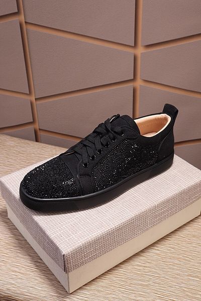 

dhl high-shoes red bottom male and female couple models thick bottom high-lace-up rhinestone wild outdoor travel code 35-45#05, Red;white