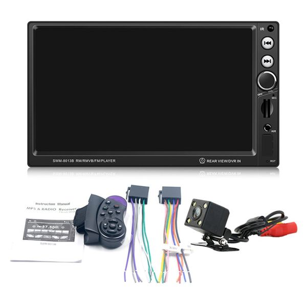 

7-дюймовый mp5-плеер камера большой экран автомобиля dvd автомобиль аудио плеер поддержка brake prompt tf карты bluetooth mini