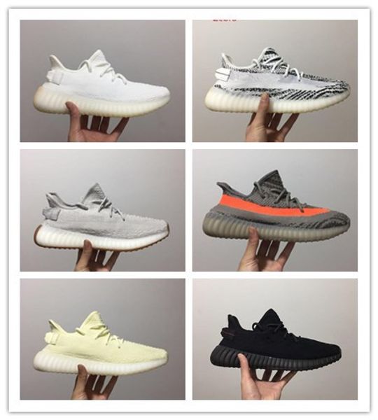 

2019 v2 form kanye west black reflective static gid glow clay zebra cream white beluga 2.0 sesame running shoes designer sneakers