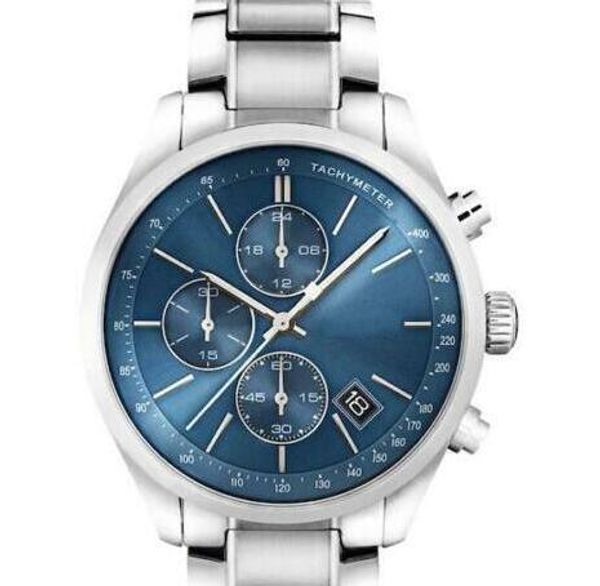 2019 Erkekler kuvars Chronograph Takimetre Bileklik Kayışı İzle 1513478