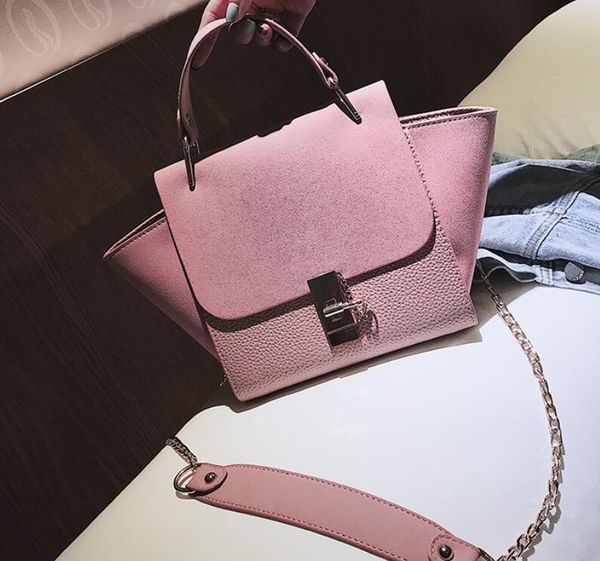 

fashion european style women handbags pu leather bag women designer handbag ladies large shoulder messenger bags tote bags frosted bag/4