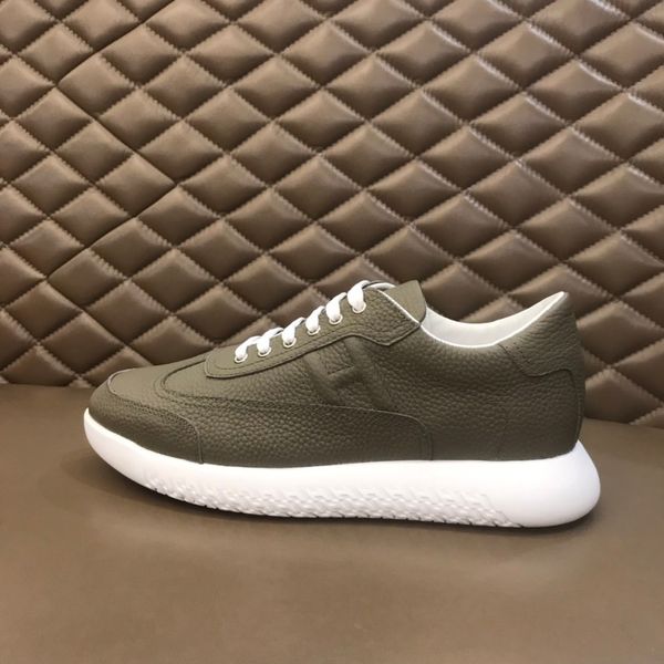 

luxury designeraafashion men's white black lace up leather open luxury casual shoes flat sports sneakers box for sale