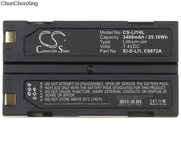 

cameron sino 3400mah аккумулятор mcr-1821j/1-h для импульсного капнографа bci capnocheck ii
