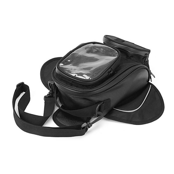 

magnetic motorcycle motorbike oil fuel tank bag waterproof saddlebag phone black motorcycle backpack bag