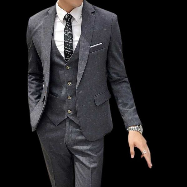 

new shape slim fit groom wedding suit tuxedos for men new design male blazer wedding suits 3 pieces single buckle blazer s-4xl, White;black