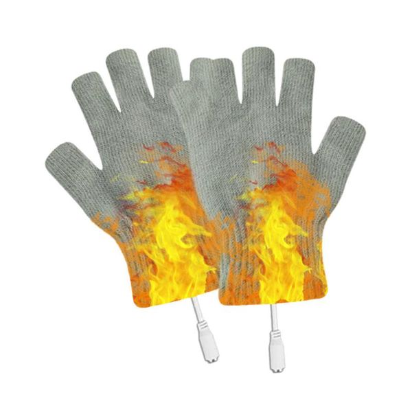 

multi-function electric outdoor knitting heated gloves winter hands warm