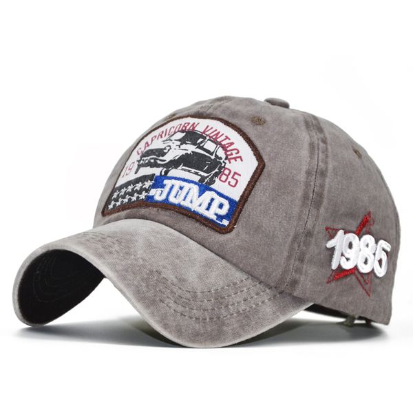 

2019 flush old baseball cap truck vintage letter print dad hat cascade golas summer foil bone baseball cap, Blue;gray