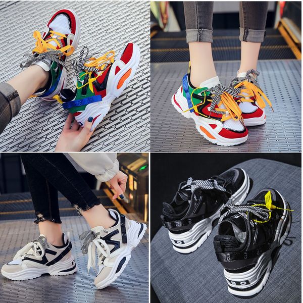 

8colors new multi luxury triple s designer low arrival run shoes combination soles boots mens womens runner shoes sports shoes