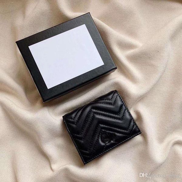 

the new 2020 ms head layer cowhide brief paragraph ling madame small purse soft leather wallet wallets for women girls, Red;black