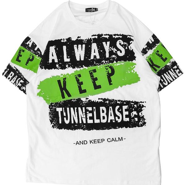 

hip hop mens t shirts with letters new fashion short sleeve men tee shirts casual for male 2 colors optional, White;black