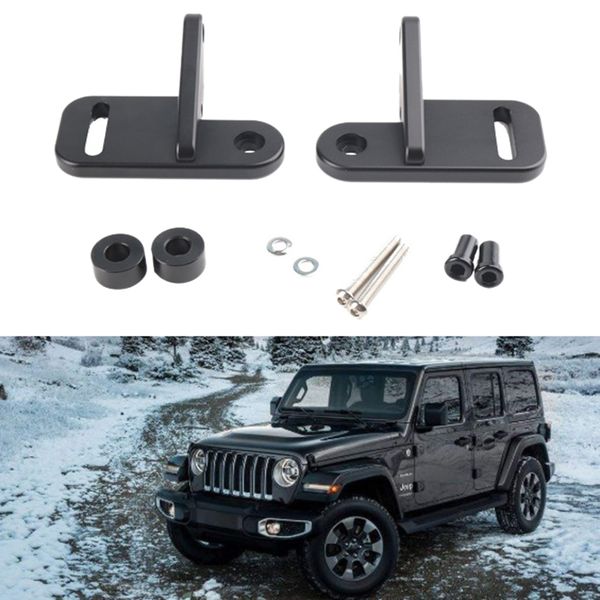 

2x car spotlight bracket refit holders a-pillar fit for wrangler jl 2018-19