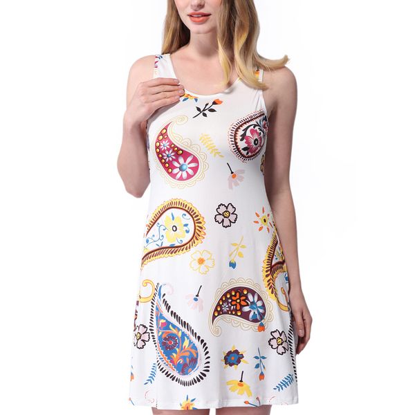 

summer dress 2019 women vintage floral print mini dress sleeveless casual a-line black/blue/white short tank xxl, Black;gray