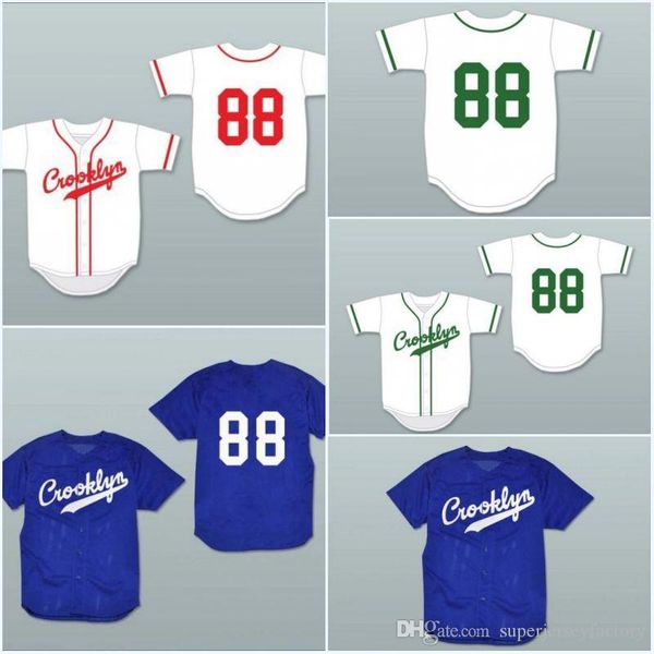 

88 Crooklyn Baseball Jersey Any Player Stitch Sewn Any Player or Number Baseball Jersey Stitch Sewn Women/Youth All Stitched Jerseys