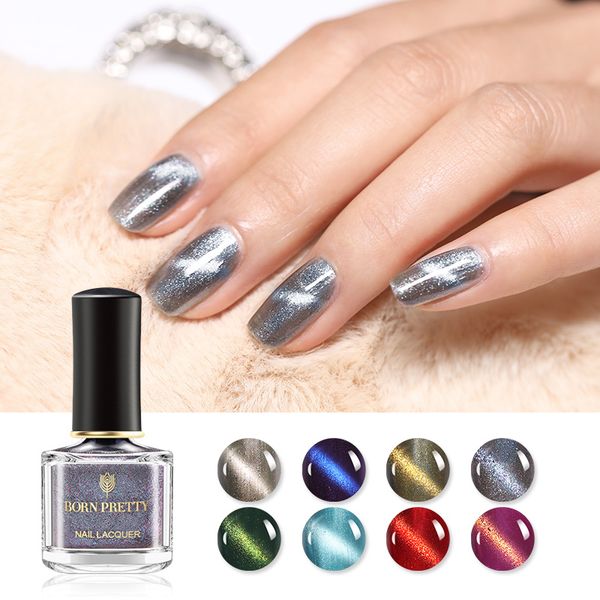 

born pretty 6ml waterborne cat eyes nail polish 3d magnetic shining nail art manicure varnish magnet diy design