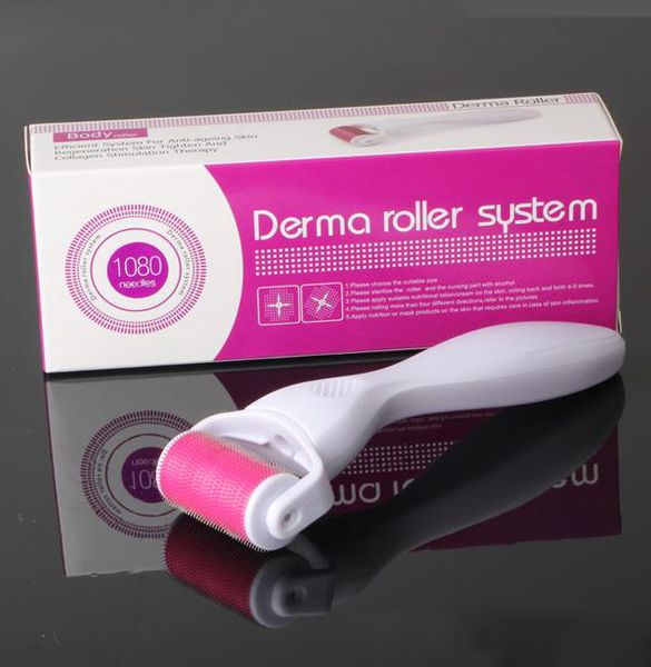 Derma Roller 1200/1080 Nadeln Dermaroller Micro Needling Haut Roller Dermaroller Hautverjüngung Anti Aging Fabrik Direkt Großhandel