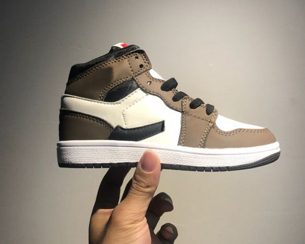 

tsx tsxaj1 j1 air children air shoes boy girl youth kid sport running sneaker size 26-35, Black