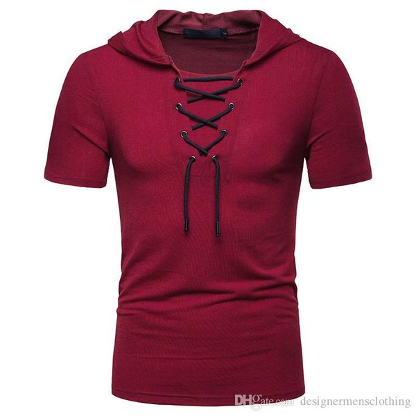 

мода сплошной цвет свободные летние мужские футболки мода дышащий короткий рукав tether тройники повседневные мужские топы, White;black