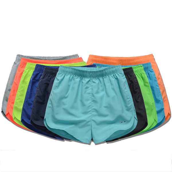 

quick dry men shorts solid couples beach shorts women board lovers beach pants 9 colors optional 1409