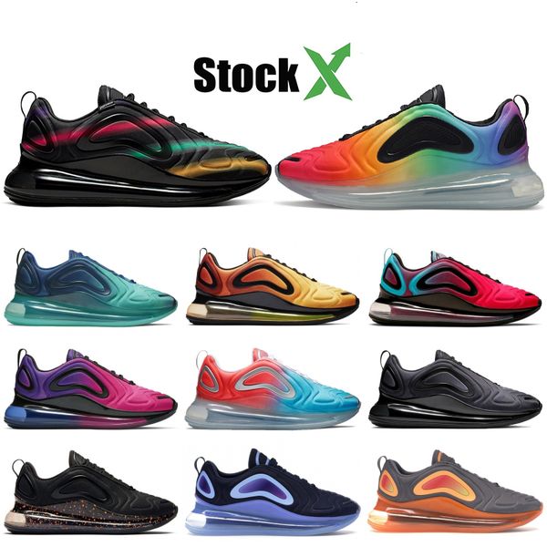 

mens womens designer sneakers most popular northen lights night be true triple black sunset china space throwback future running shoes