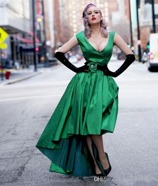 

modest high low ruched taffeta prom dresses with sash off shoulder zipper back cocktail party gowns, Black