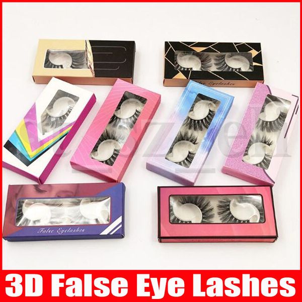 

2 пары natural long ресницы поддельные ресницы 3d ручной работы косметика толстые ложные ресницы набор крест-накрест толстые накладные ресни
