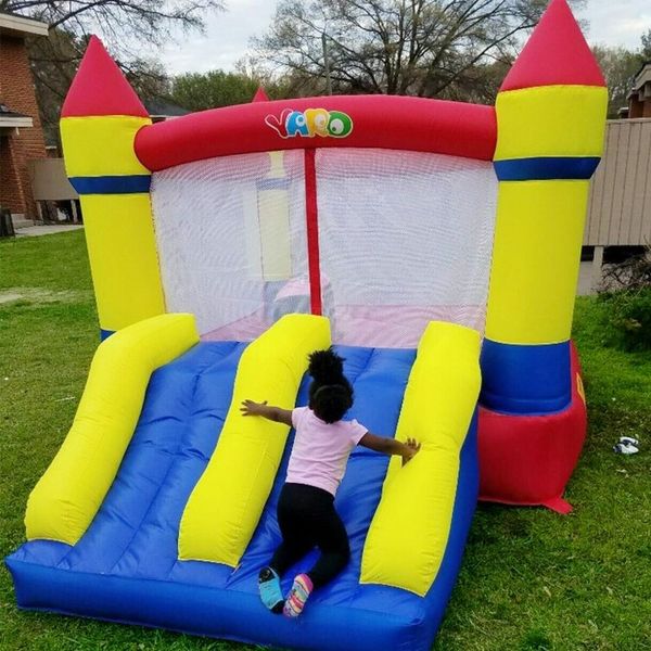 

in stock bounce house inflatable bouncy castle trampoline jumper durable slides kids toys games