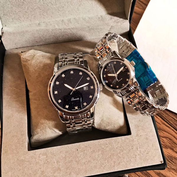 

наручные часы марки класса люкс starry sky dial мужчина женщина полное кольцо из нержавеющей стали кварцевые часы для дам мужской лучший под, Slivery;brown