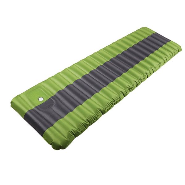 

12cm air mattress tent camping inflatable mattress air bed waterproof outdoor camping mat ultralight portable sleeping pad green