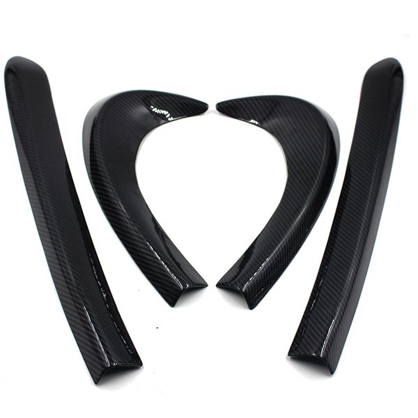 

4pcs carbon fiber car door trim sticker interior styling cover for mini cooper f56 hatchback 3-door 2014 2015 2016 2017 2018