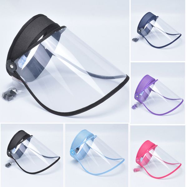 

материал pc женщины / hat anti-dust cap для мужчин регулируемого предупреждения с прозрачной защитной крышкой sun hat