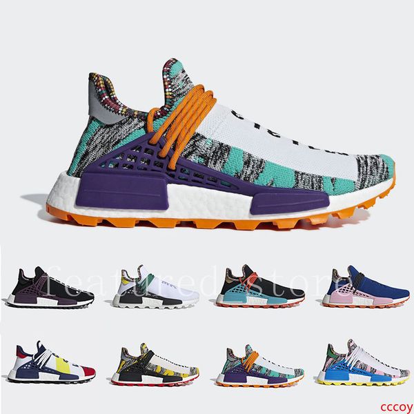 

heart mind inspiratio footwear human race white core black clear sky powder blue men and women running shoes sports sneakers