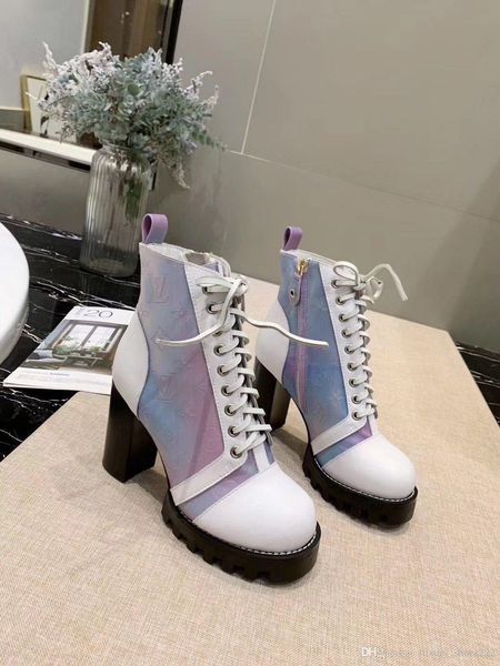 

size 35-41 in original box, designer luxury women's shoes, british style all-match martin boots, fashionable platform flat shoes