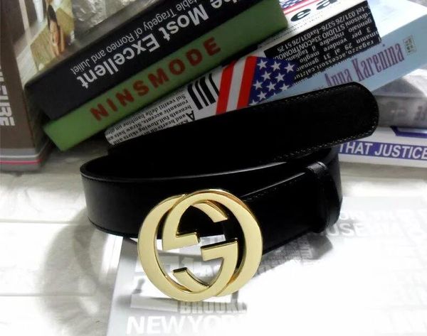 

6867 design belt men and women fashion belts genuine leather luxury belt brand waist belts gold silver black buckle, Black;brown