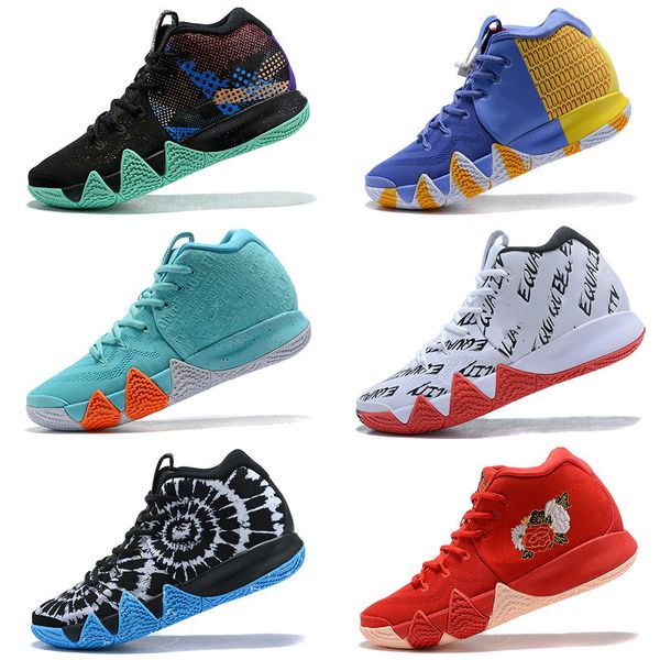 

4 4s kyrie iv lucky charms mens basketball shoes irving confetti bhm equality all-star march madness city guardians london mamba sneakers
