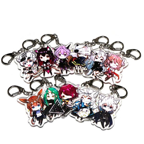 

game arknights acrylic kawaii pendant itabag keychain holiday gift, Silver
