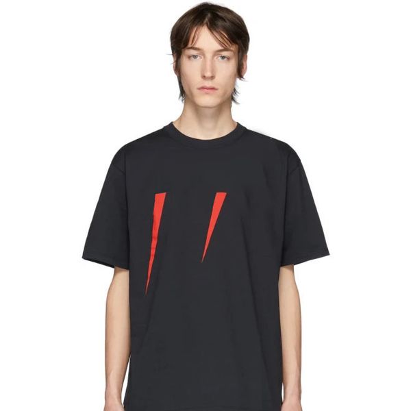 

20ss italy mens streetwear style short sleeve casual jersey t-shirts collar logo printed in red and white summer new spring, White;black