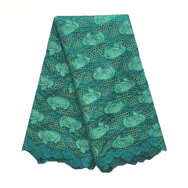 

latest guipure lace for wedding aso ebi water soluble african lace fabric green gray nigerian swiss lace fabric 2020, Black;white