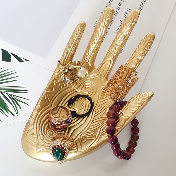 

h-0001 golden mannequin hand jewelry rack prop hand bracelet holder for jewelry bracelet & ring display, Pink;blue