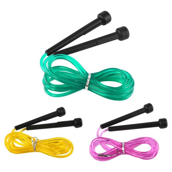 

speed skipping jump rope adjustable pvc crystal soft rubber skipping rope sports lose weight exercise gym fitness equipment 1