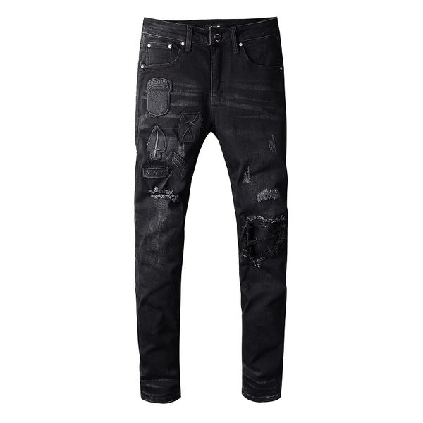 2019 Unique Mens Ripped Patches Skinny Jeans Designer Distressed Rhinestone Slim Fit Motorcycle Biker Hole Beggar Hip Hop Denim Pants 616 From Xichat, 2019 Unique Mens Ripped Patches Skinny Jeans Designer Distressed Rhinestone Slim Fit Motorcycle Biker Hole Beggar Hip Hop Denim Pants 616 From Xichat,
