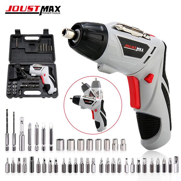 

4.8v electric screwdriver cordless drill mini wireless power with led light dremel multi-function diy power tools with 45 bits