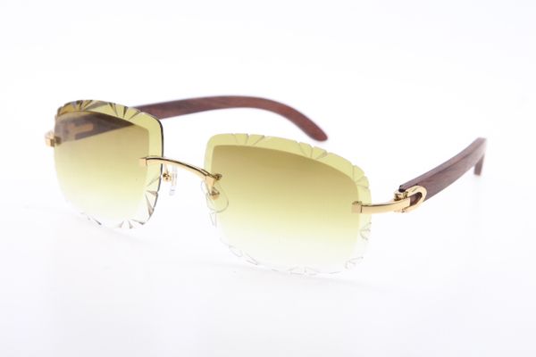 

sunglasses diamond metal rimless glasses shipping cut decoration wood fashion 3524012-b high selling c quality glasses male and fe kqmw, White;black