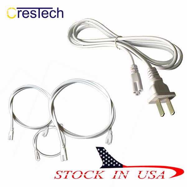 

1.2m us plug 3 prong ac power cord cable for t8/t5 integrated led tube light