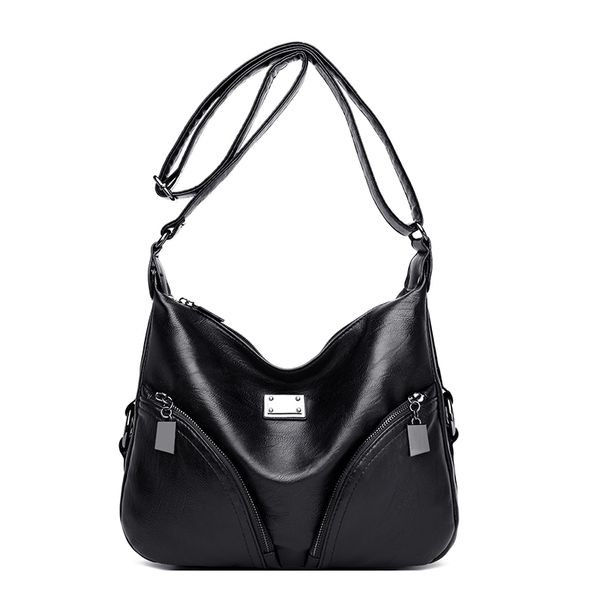 

women bag 2019 new european and american style shoulder bag crossbody portable female solid color wild dumplings package