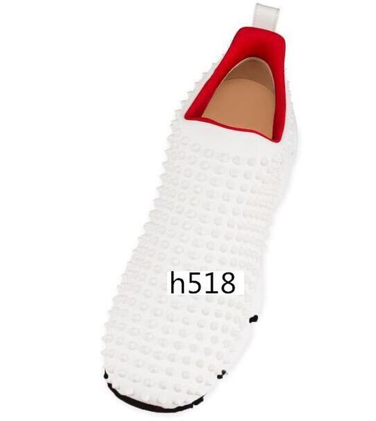 

krystal spike sock donna flat men sneakers designer luxury mens red bottoms shoes 4, Black