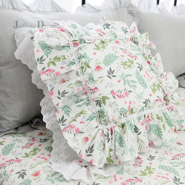 

luxury ruffle lace cushion cover fashion european pillow cover bed bedding pillowcase sofa throw pillow decorative pillows