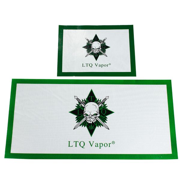 

Authentic Silicone Mat Dab Mats from LTQ Vapor oil slick non stick Pad Tools for dry herb vaporizer wax Baking Pads Dabber Sheets