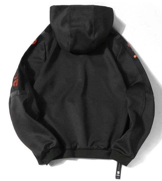 

hoodies men/women sweatshirt hip hop hooded print brand s hoodies male sweatshirts plus size, Black